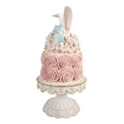 Decoration Image Cake Ø 17x35 cm White Plastic by Clayre & Eef.