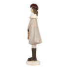 Decoration image girl 10x8x30 cm gray plastic by Clayre & Eef.
