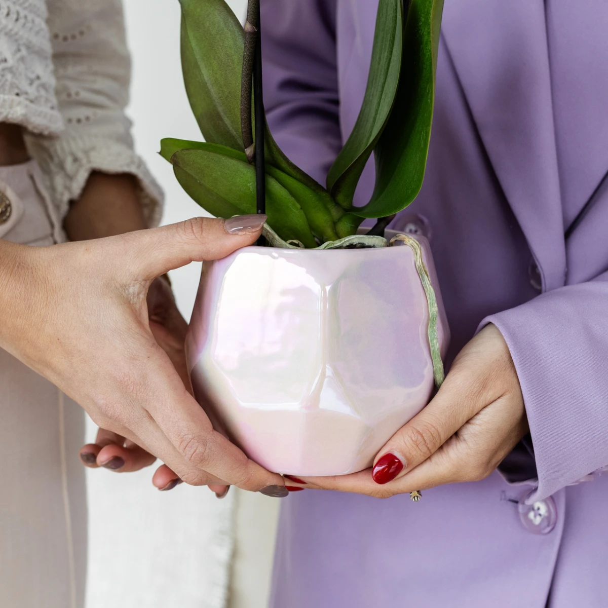 Kolibri Home I Pearl pot - Pink - Ø9cm by Kolibri Company
