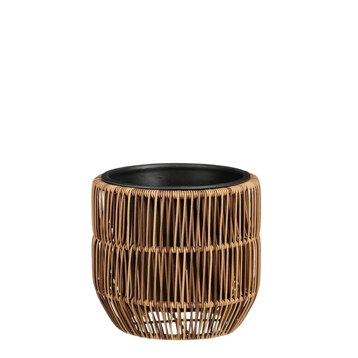Flowerpot outside Peta Dark brown by Mica Decorations