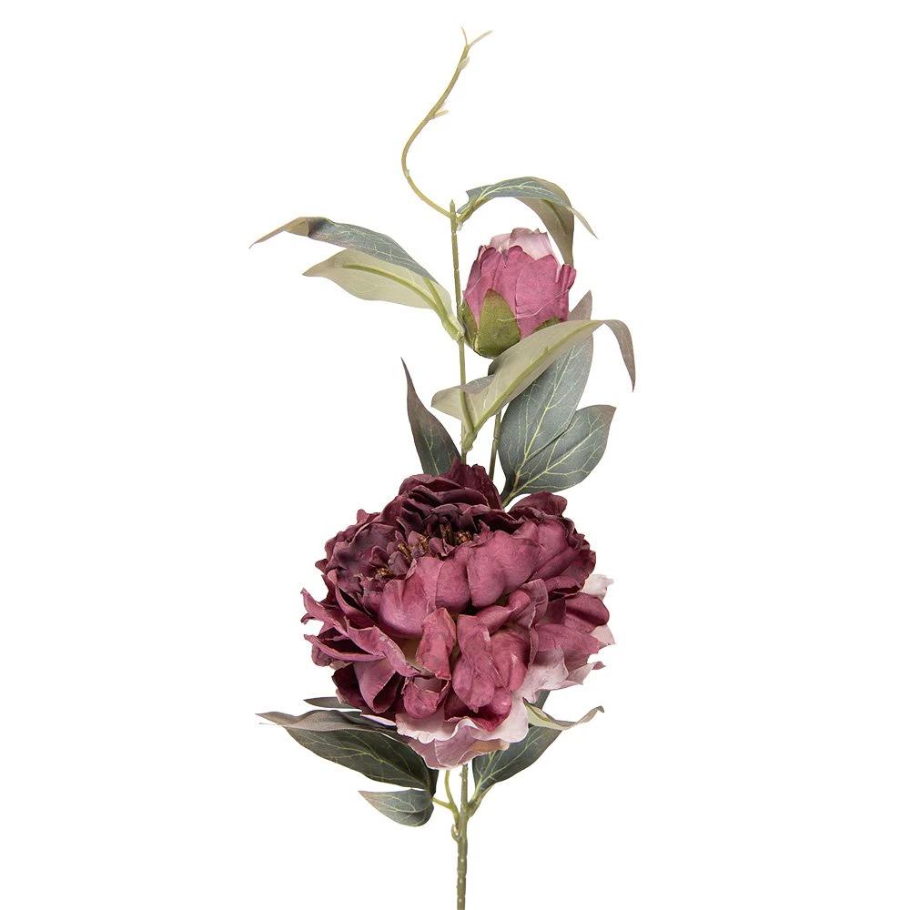 Artificial flower 78 cm Purple Plastic by Clayre & Eef.