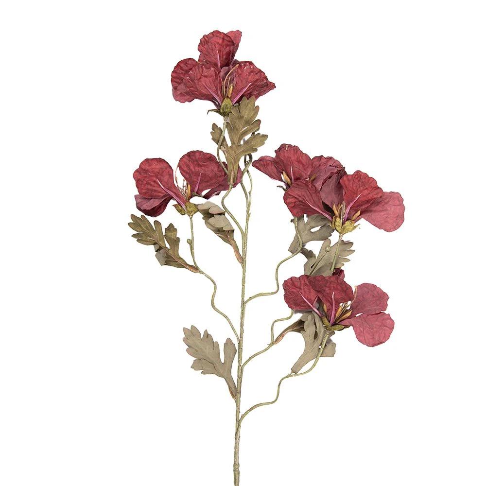 Artificial flower 82 cm Red Plastic by Clayre & Eef.