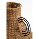 Decorative vase Fabiola Light brown by Mica Decorations