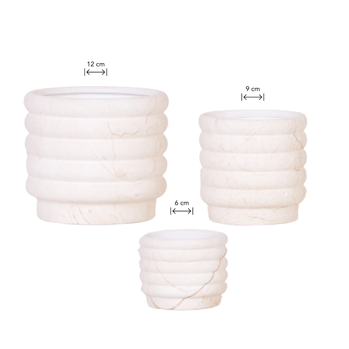 Kolibri Home | Combi deal - Marble Light potten by Kolibri Company