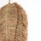 Tropical Wall Decor 50 cm Leaf-Shaped Handwoven from Raffia TIPIN by Soeji