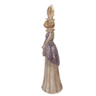 Decoration Statue Rabbit 15x13x48 cm Gold-colored Plastic by Clayre & Eef.