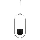Flowerpot hanging inside Dexter Black by Mica Decorations