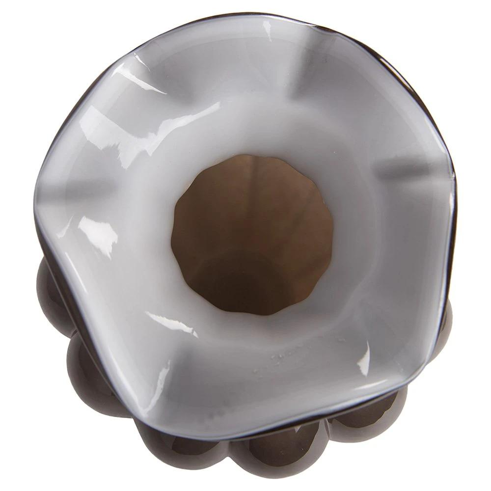 Vase Ø 16x21 cm Brown Glass by Clayre & Eef.