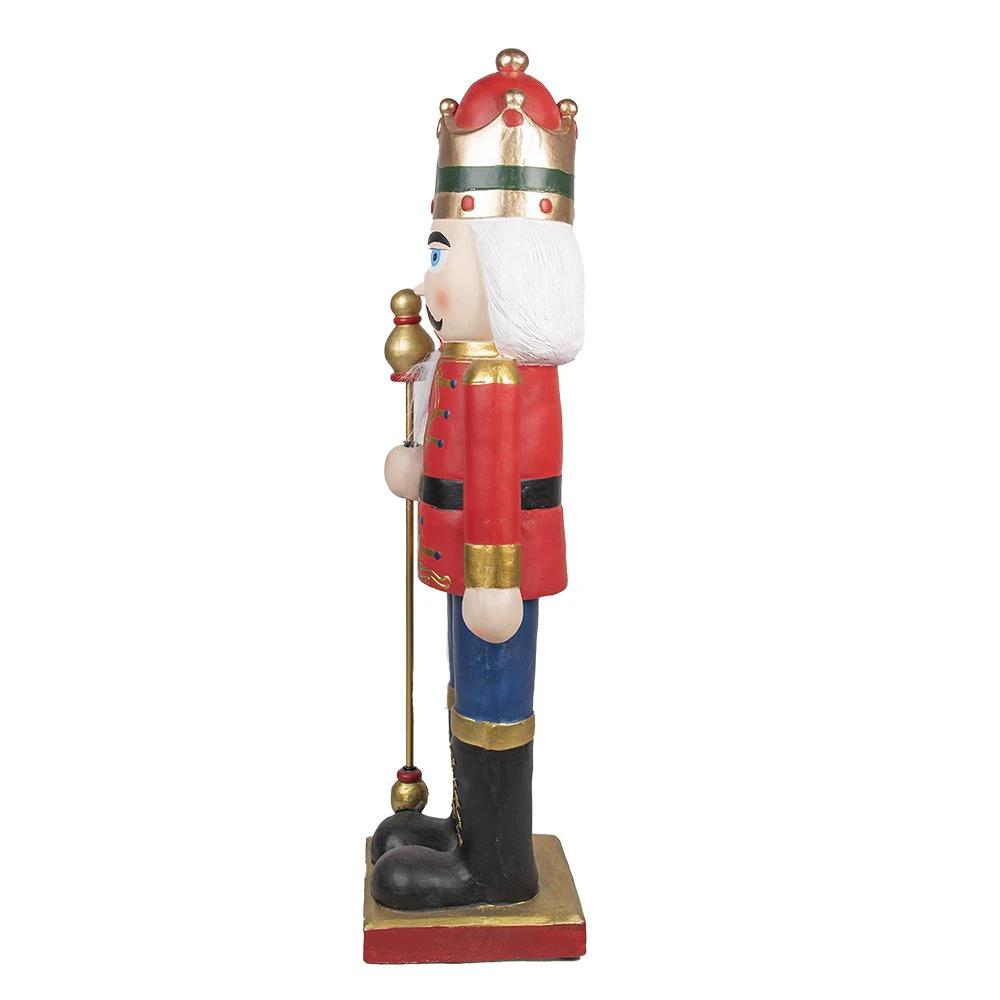 Decoration nutcracker 24x24x120 cm by Clayre & Eef.