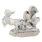 Dekoration Kinder auf Schlitten 16x7x12 cm von Clayre & Eef.