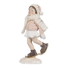 Decoration image child 4x3x10 cm pink plastic by Clayre & Eef.