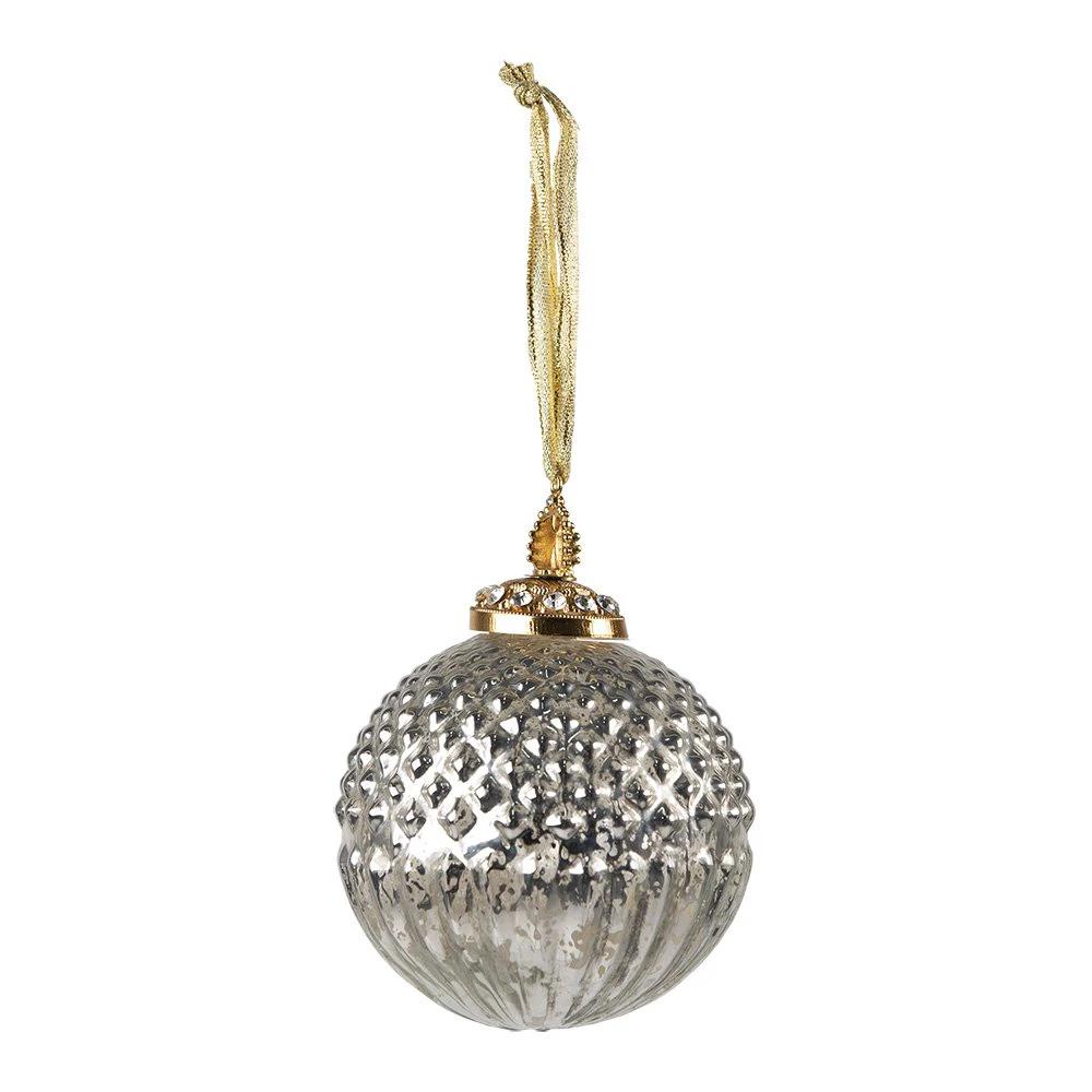 Weihnachtskugel Ø 10x13 cm von Clayre & Eef.
