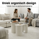 Side table Lux Off-white by Mica Decorations