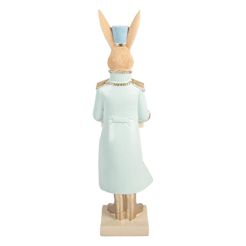 Decoration Statue Rabbit 9x10x32 cm Beige Plastic by Clayre & Eef.