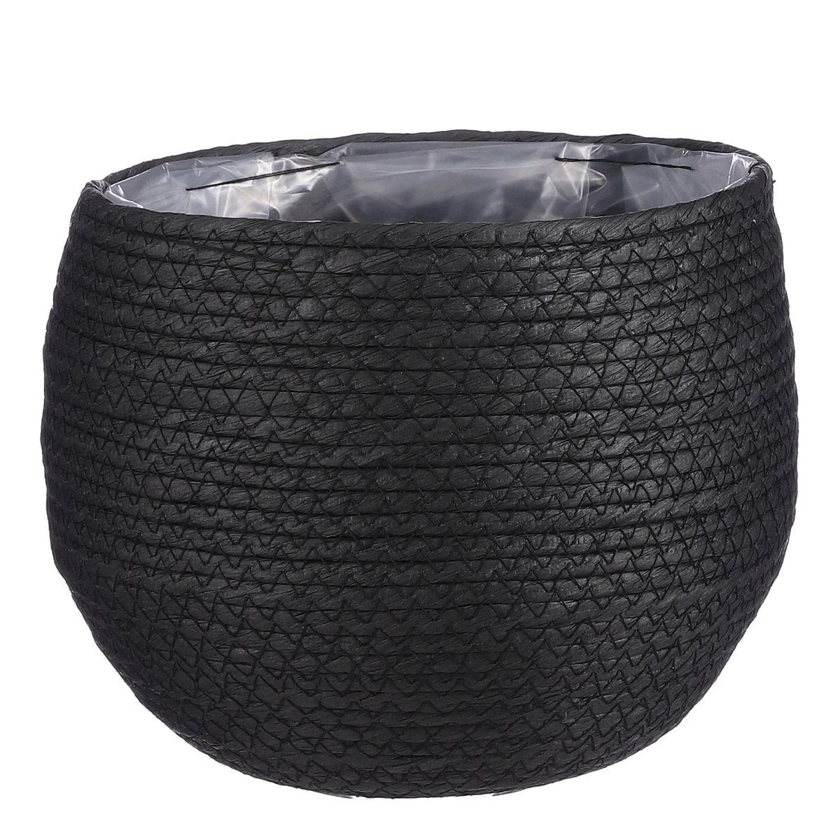 Plant basket Jorck Black by Mica Decorations