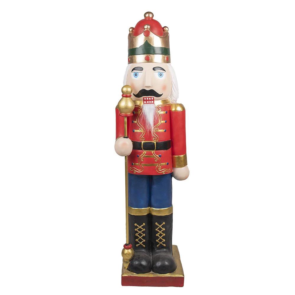 Decoration nutcracker 24x24x120 cm by Clayre & Eef.