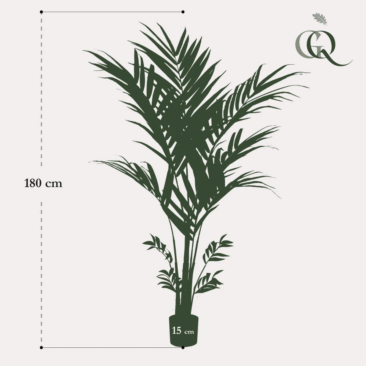 Art plant - Kentia -Kentiapalm - 180 cm by Green boutiQ