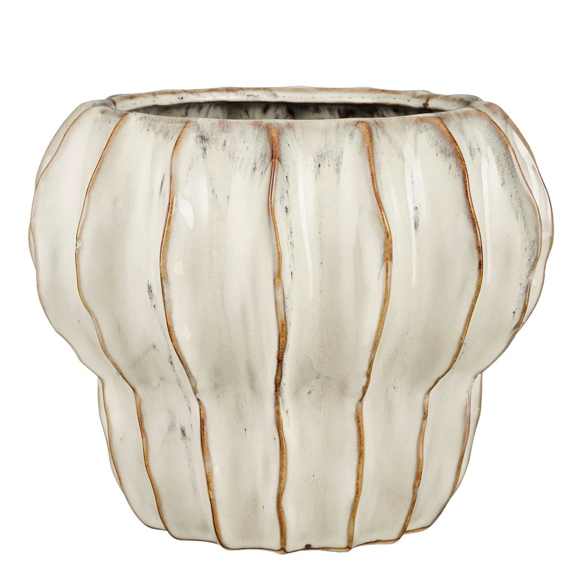 Flowerpot inside Altea White by Mica Decorations