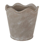 Decoration flower pot Ø 19x18 cm by Clayre & Eef.