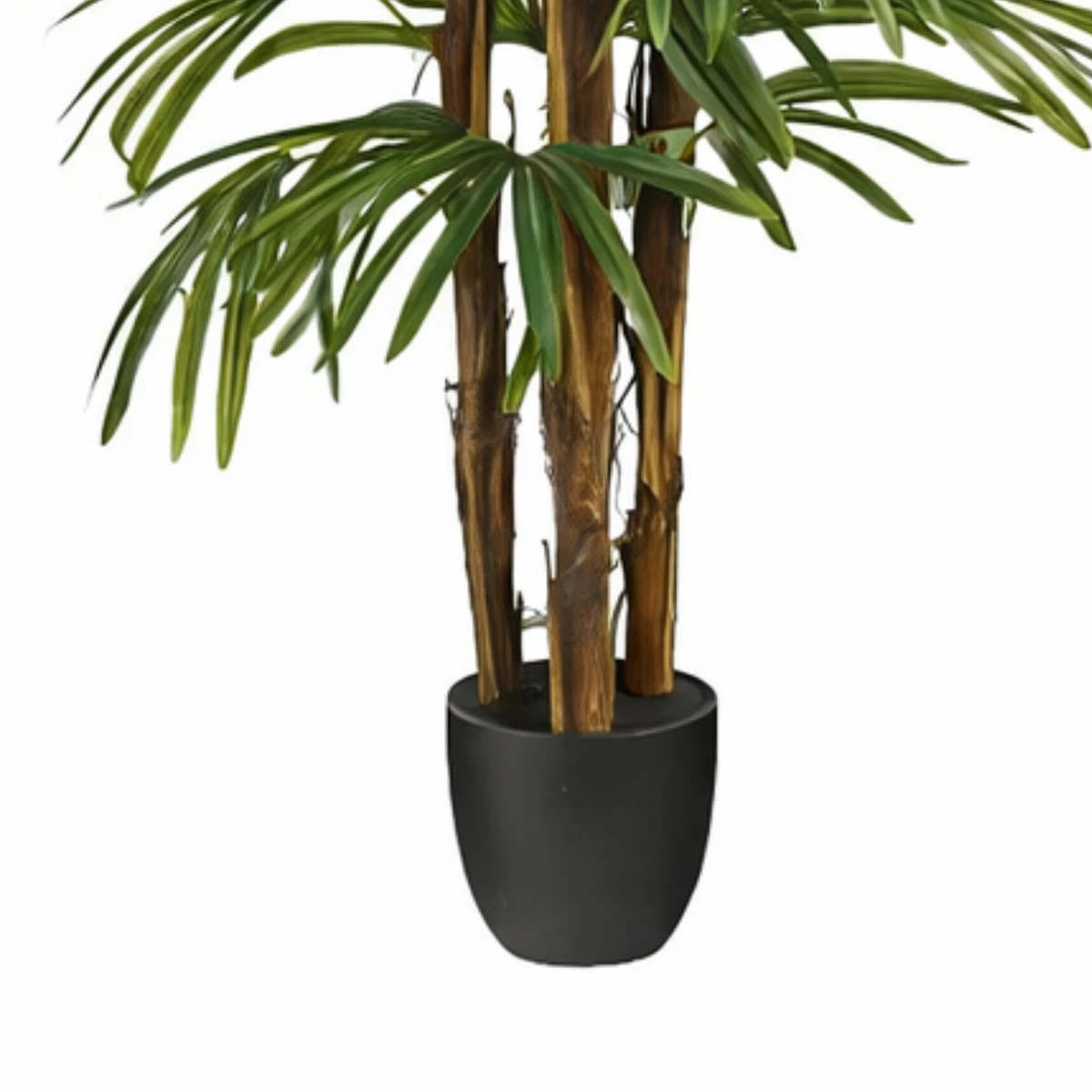 Artificial plant Raphis Palm Green by Mica Decorations