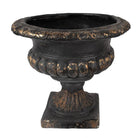 Flowerpot Ø 52x47 cm Black Ceramic Flowerpot Indoor by Clayre & Eef.