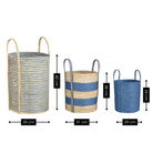Plant basket set Blue by Mica Decorations