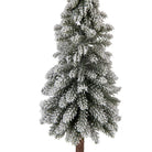 Mini Artificial Christmas Tree Ø 10x48 cm Green Wood by Clayre & Eef.