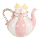 Candlestick Teapot 13x10x11 cm Pink Plastic by Clayre & Eef.