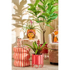 Flowerpot inside Dione Pink by Mica Decorations