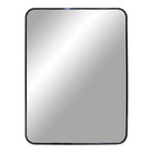 Madrid Mirror - Black, Aluminium/Glass, 50x70 cm by EMIRELLE