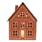 Decoration House with LED 27x19x32 cm/ 3x AAA Brown Metal by Clayre & Eef.