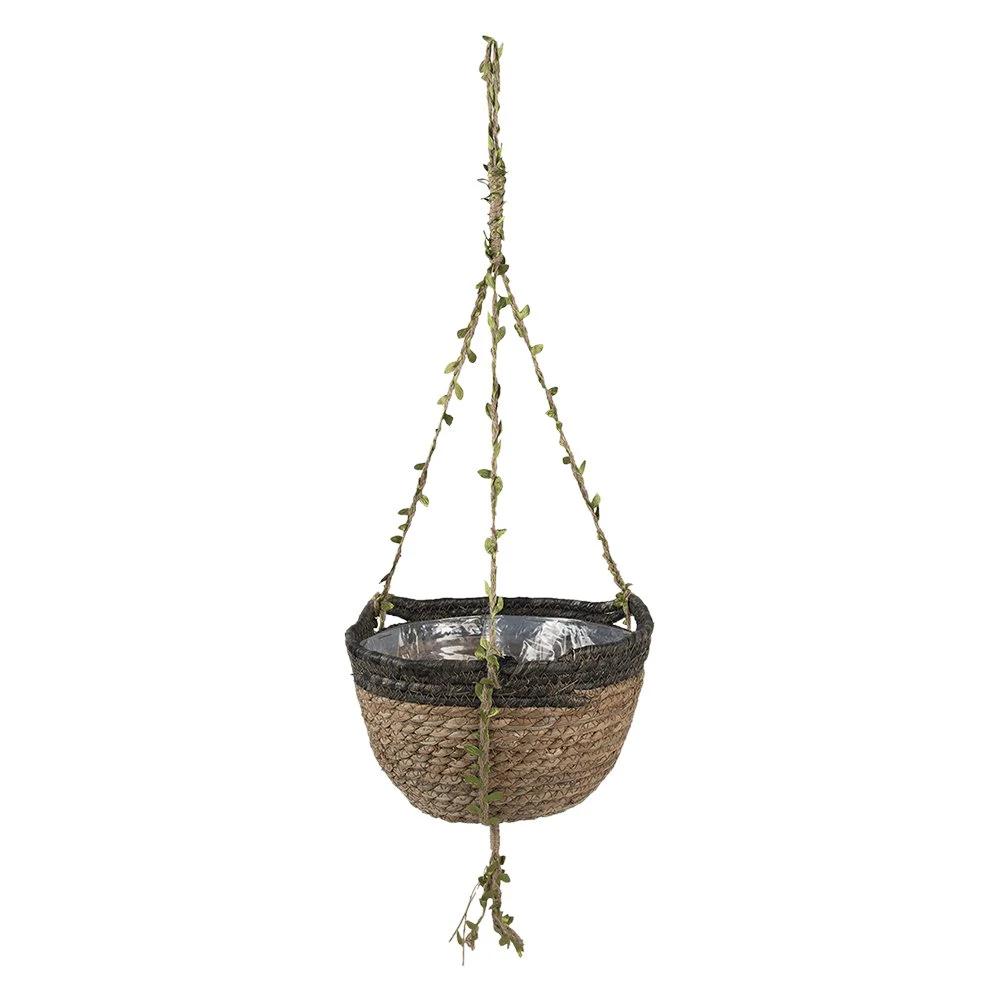 Hängender Pflanzenhalter Ø 24x18/75 cm von Clayre & Eef.