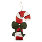 Christmas Hanging Candy Cane 25x1x39 cm Red Wood by Clayre & Eef.