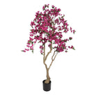 Künstlicher Baum Bougainvillea 80x80x180 cm Rosa Kunststoff von Clayre & Eef.