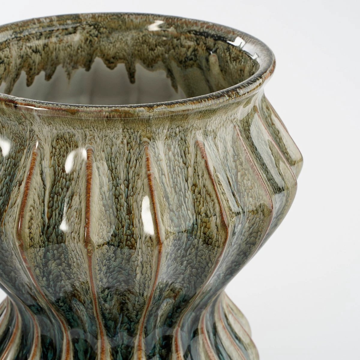 Vase Pippa Green by Mica Decorations