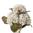 Künstliche Blume Hortensie 44 cm Weiß, künstliche Pflanze aus Kunststoff von Clayre & Eef.