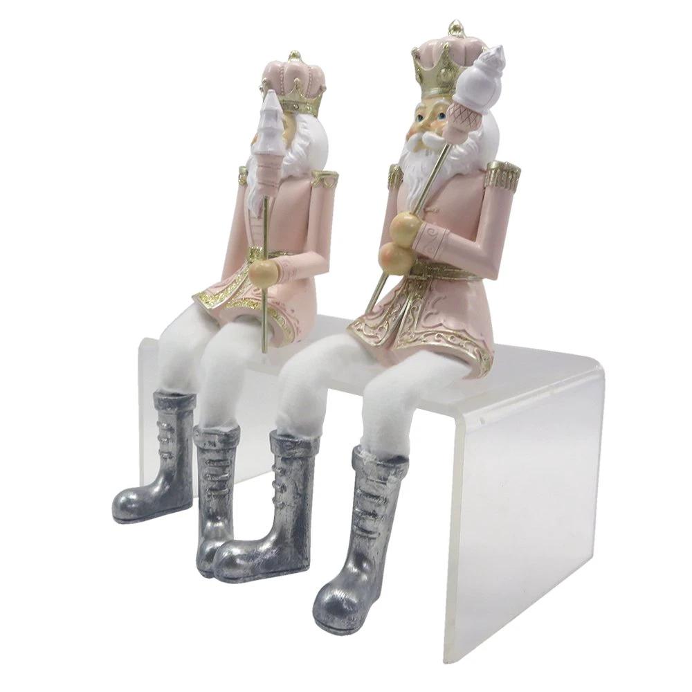 Dekorativer Nussknacker (Set aus 2) 6x6x12/21 cm von Clayre & Eef.