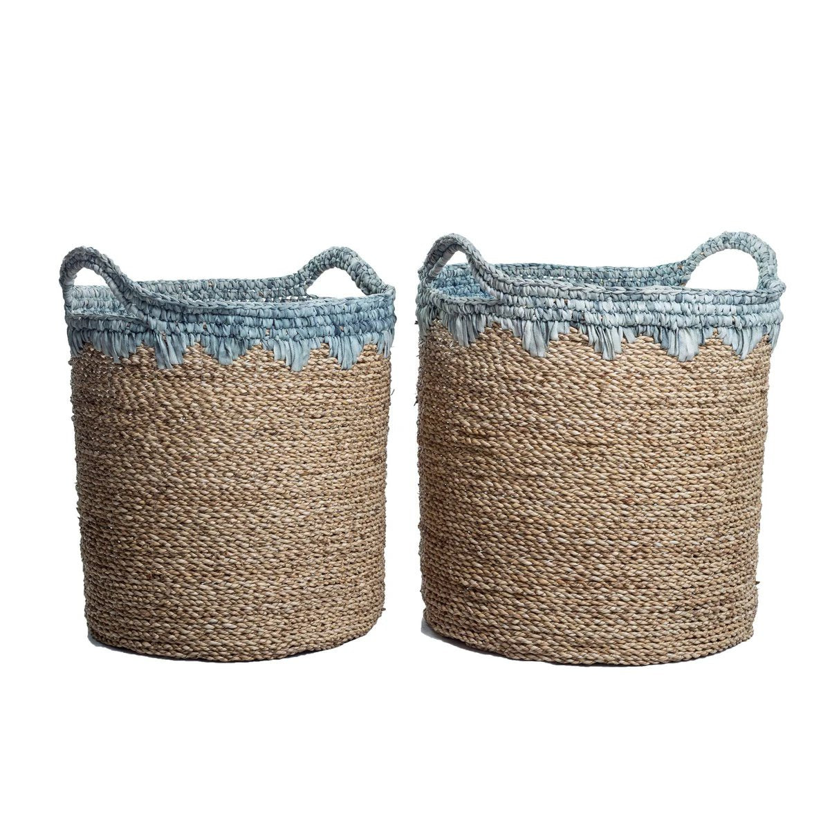 Laundry Basket NIAS | Plant Basket | Large Storage Basket made from Seagrass (2 sizes) by Soeji