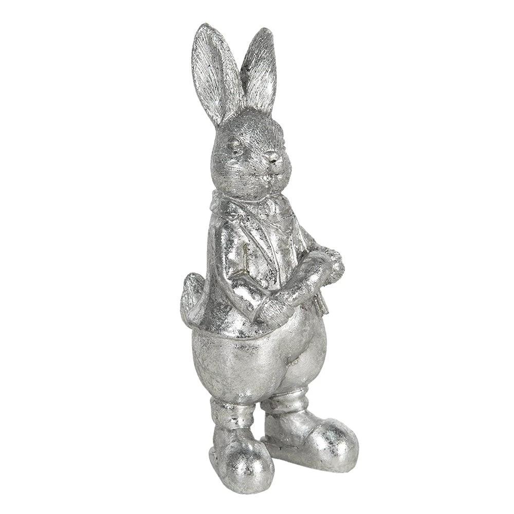 Decoration rabbit 6x6x13 cm by Clayre & Eef.