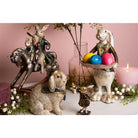 Image Rabbit 8x4x12 cm Black White Polyresin Home accessories by Clayre & Eef.