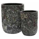 Plant pot - Fuji Relic Jade Set Ø36/26 x H45/35 cm (set of 2 pieces) by Vase The World