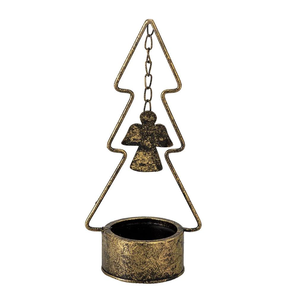 Kerzenhalter 10x8x24 cm von Clayre & Eef.