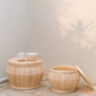 Side Table | Coffee Table | Table Basket BATAVIA made of Bamboo (2 sizes) by Soeji