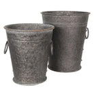 Dekorativer Eimer (2) Ø 37x42 / 32x35 cm von Clayre & Eef.