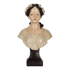 Decoration image woman 18x12x31 cm beige plastic by Clayre & Eef.