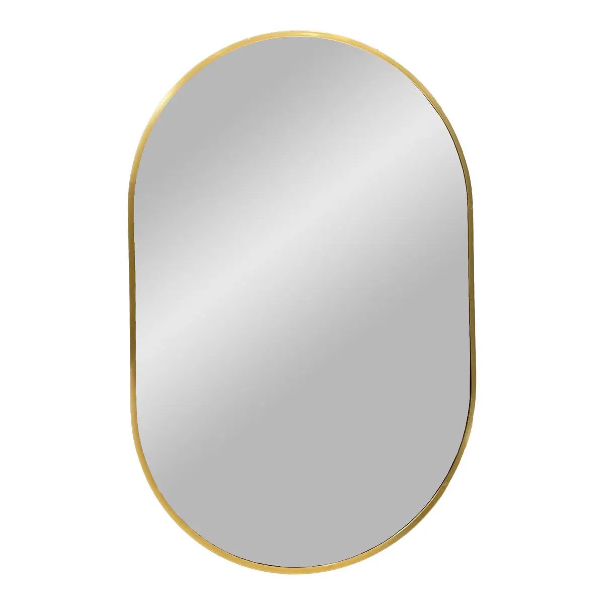 Madrid Mirror - Brass, Aluminium/Glass, 50x80 cm by EMIRELLE