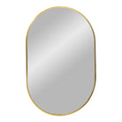 Madrid Mirror - Brass, Aluminium/Glass, 50x80 cm by EMIRELLE