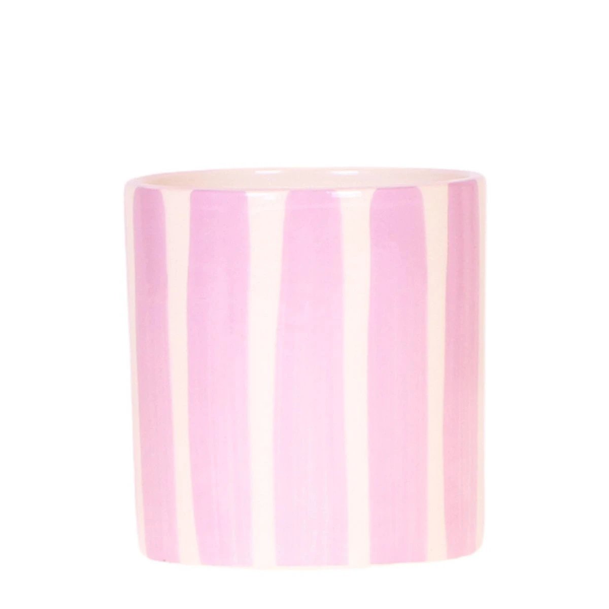 Hummingbird Home | Painted stripe - Pink - Ø9cm by Kolibri Company