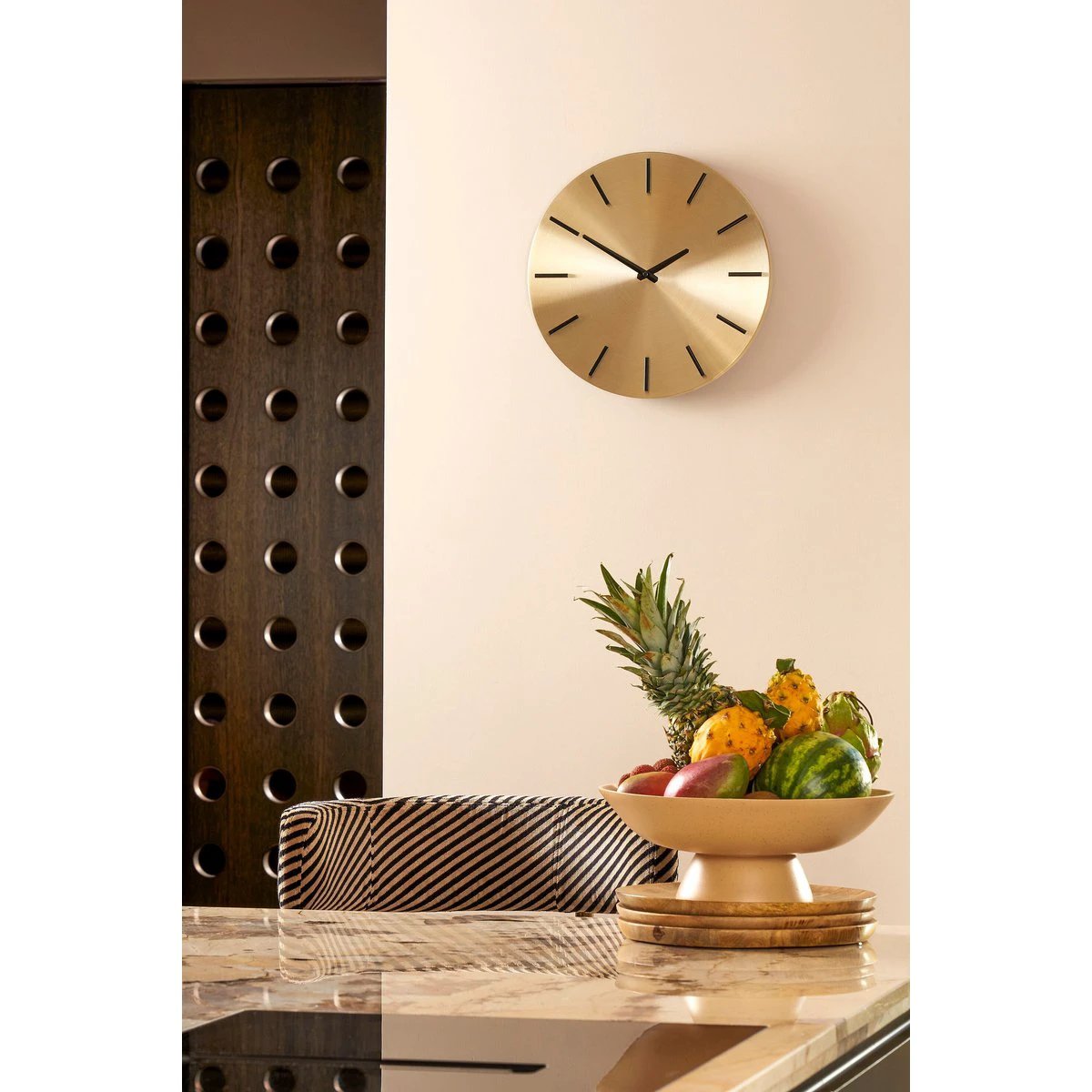 Wall clock Brixen Gold by Mica Decorations