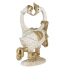 Image swan 18x8x17 cm white gold -colored plastic home accessories by Clayre & Eef.